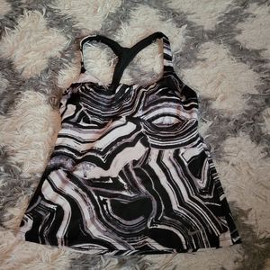 Nike marbled tank top small